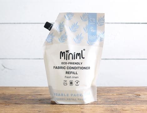 Fresh Linen Fabric Conditioner, Reusable Refill Pouch