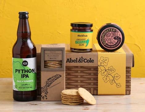 The Beer, Cheese & Chilli Christmas Gift Box, Organic