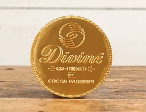 Giant Milk Chocolate Coin, B Corp, Non-Organic
