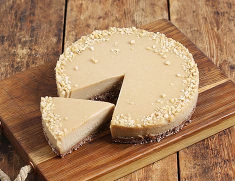 Vegan Salted Caramel Cheesecake