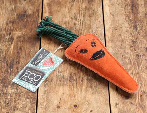Candice the Carrot Eco Dog Toy, Non-Organic