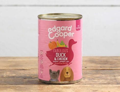 Duck & Chicken Wet Food for Puppies, Non-Organic