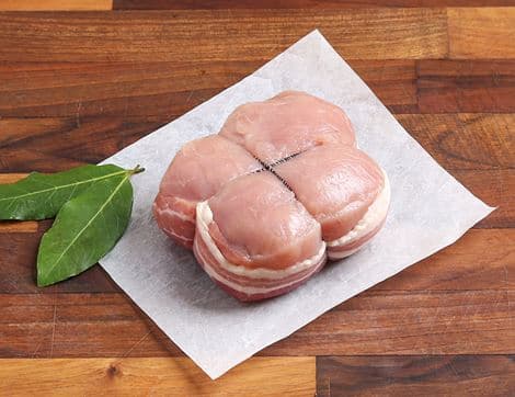 Bacon Wrapped Turkey Parcel with Cranberry stuffing, High Welfare, Non-Organic