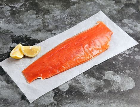 Wild Whole Sockeye Salmon Fillet, High Welfare, Non-Organic