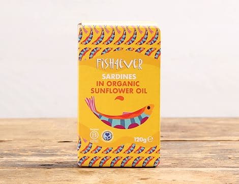Whole Wild Sardines in Organic Sunflower Oil