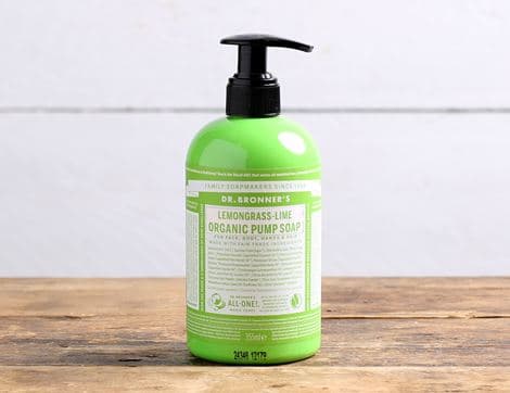 Pump Soap, Lemongrass Scented, Dr Bronner's