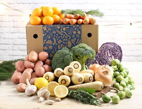 The Organic Christmas Fruit & Veg Box