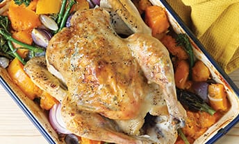 Take 10% off high-welfare, organic whole chickens