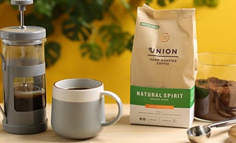 Enjoy 20% off responsibly-sourced Union Coffee