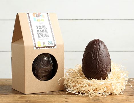 organic dark chocolate egg cocoa loco