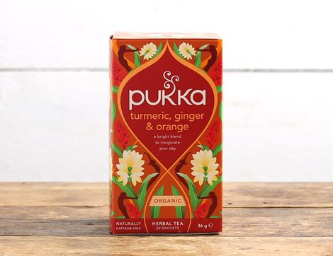 Turmeric, Ginger & Orange Tea, Organic, Pukka (20 bags)