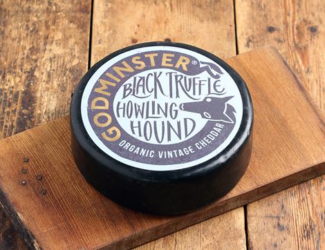 organic black truffle cheddar godminster