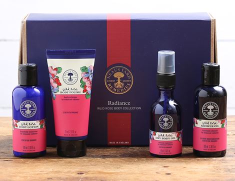 radiance wild rose body collection neal's yard remedies