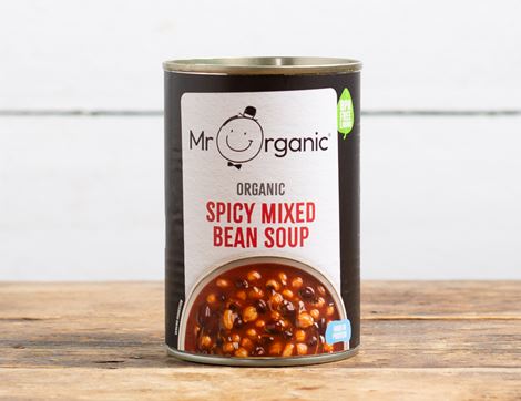 Spicy Mixed Bean Soup Mr Organic