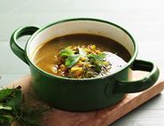 Golden Persian Onion & Herb Soup