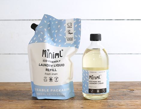fresh linen laundry liquid starter bundle miniml