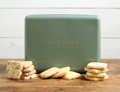 shortbread selection in a tin meg rivers