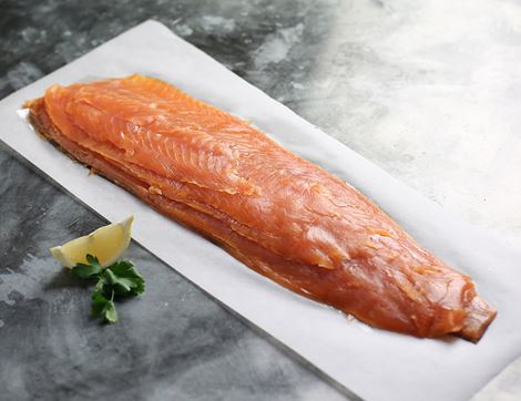 Smoked Salmon Side, Organic Farmed, Inverawe Smokehouses (680g)