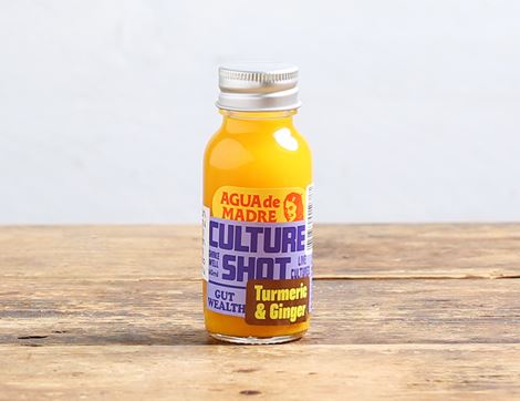 Ginger & Turmeric Culture Shot, Organic, Agua De Madre (60ml)