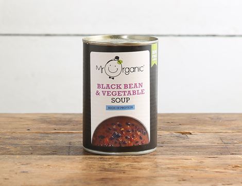black bean & vegetable soup mr organic