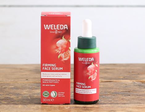 pomegranate firming face serum weleda