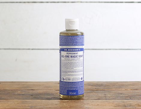 peppermint all-one magic soap dr bronner's