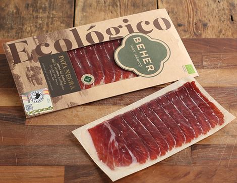 acorn-fed jamon iberico pata negra beher