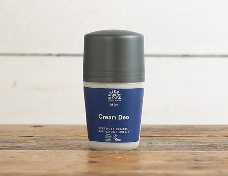 mens cream roll-on deodorant urtekram