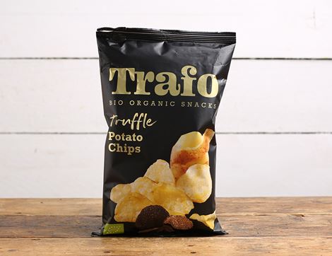 hand-cooked truffle & sea salt crisps trafo