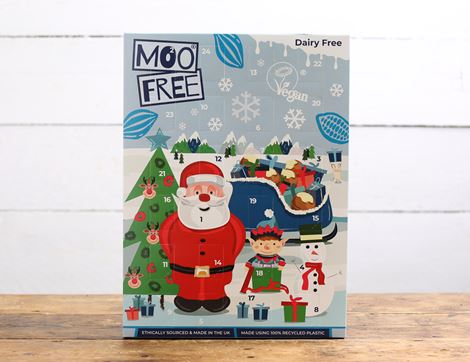 vegan white chocolate advent calendar moo free