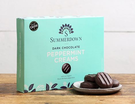 Dark Chocolate Peppermint Creams, B Corp, Non-Organic, Summerdown (200g)