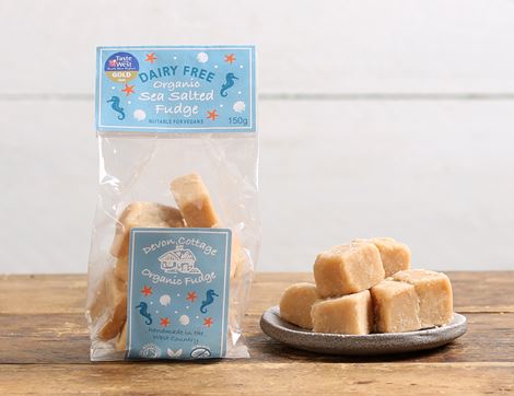 dairy-free sea salted fudge devon cottage