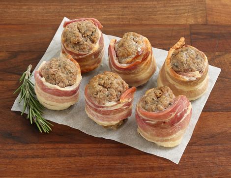 bacon-wrapped stuffing balls farmison & co