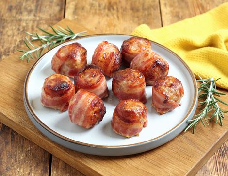 bacon-wrapped stuffing balls farmison & co