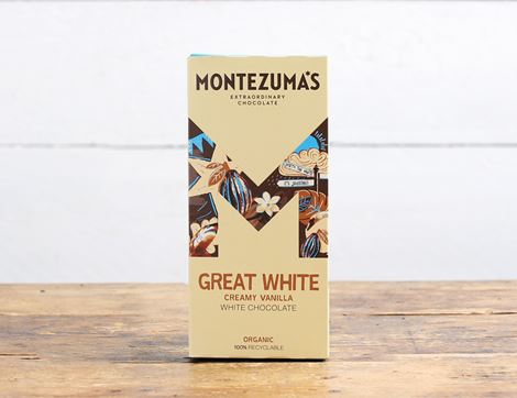 great white white chocolate bar montezuma's