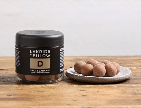 salt & caramel chocolate coated liquorice lakrids by bulow