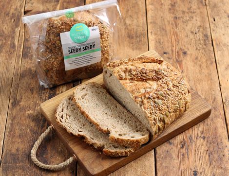 Seedy Sourdough, Sliced, Organic, Modern Baker (600g)