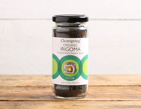 Toasted Black Sesame Seeds, Organic, Clearspring (100g)