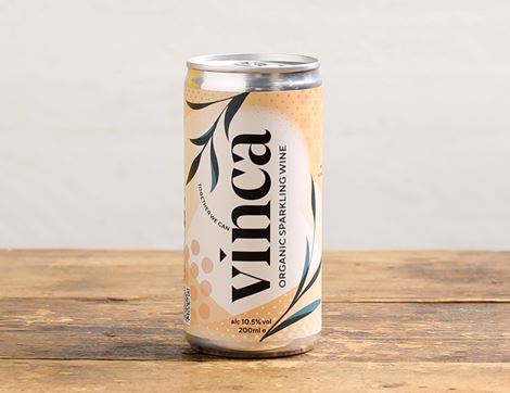 sparkling wine in a can vinca