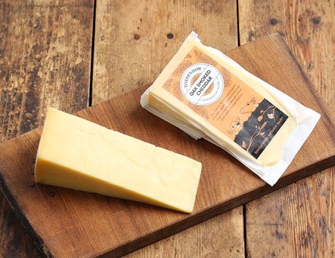 Oak Smoked Cheddar, Organic, 100% Pasture Fed, Torpenhow Farmhouse Dairy (160g)