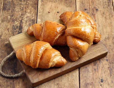 All Butter Croissants, B Corp, Non-Organic, Hobbs House Bakery (320g, pack of 4)