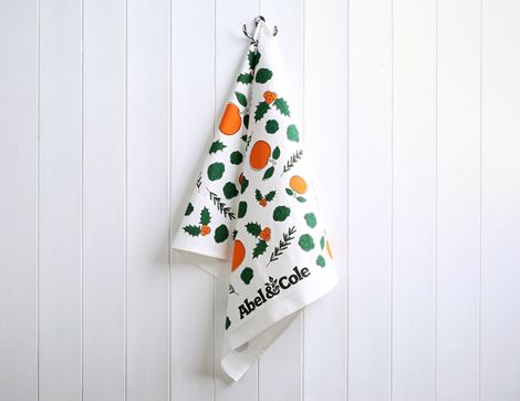 Christmas Tea Towel, Organic Cotton, Abel & Cole