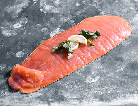 smoked salmon side organic farmed severn & wye 650g