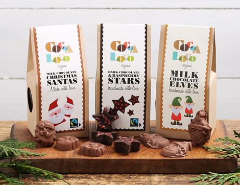 Christmas Mini Chocolates Bundle, Organic, Cocoa Loco