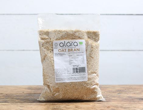 Oat Bran, Organic, Alara (500g)