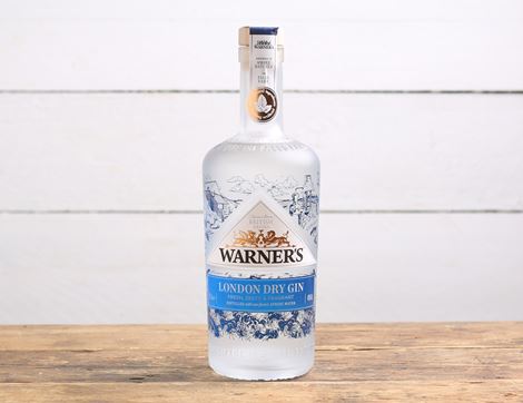 London Dry Gin, B Corp, Non-Organic, Warner’s (70cl)