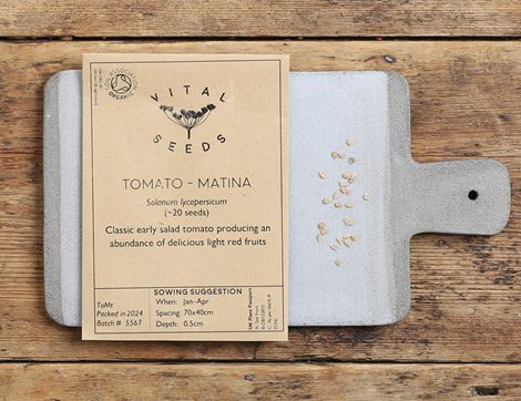 Tomato Seeds, Matina, Organic, Vital Seeds