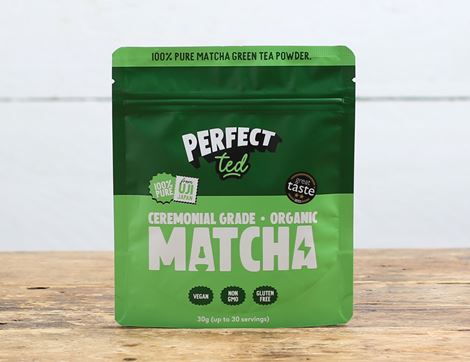 Matcha Powder (Ceremonial Grade), Organic, Perfect Ted (30g)