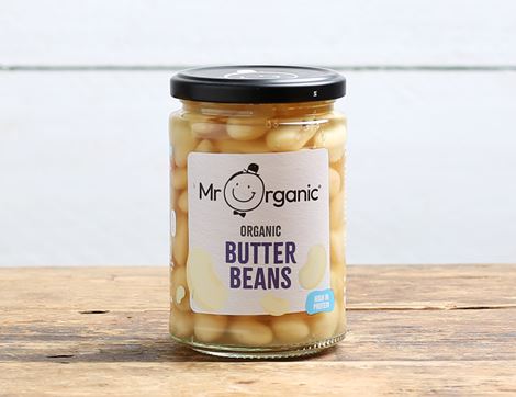 Butter Beans, Organic, Mr Organic (350g)