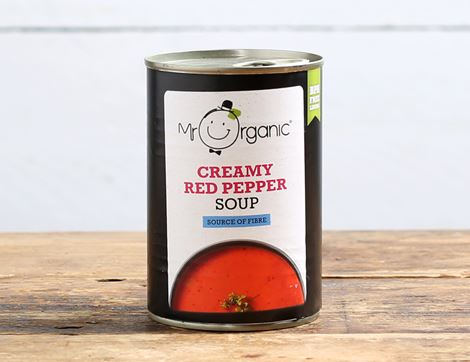 Creamy Red Pepper Soup, Organic, Mr Organic (400g)